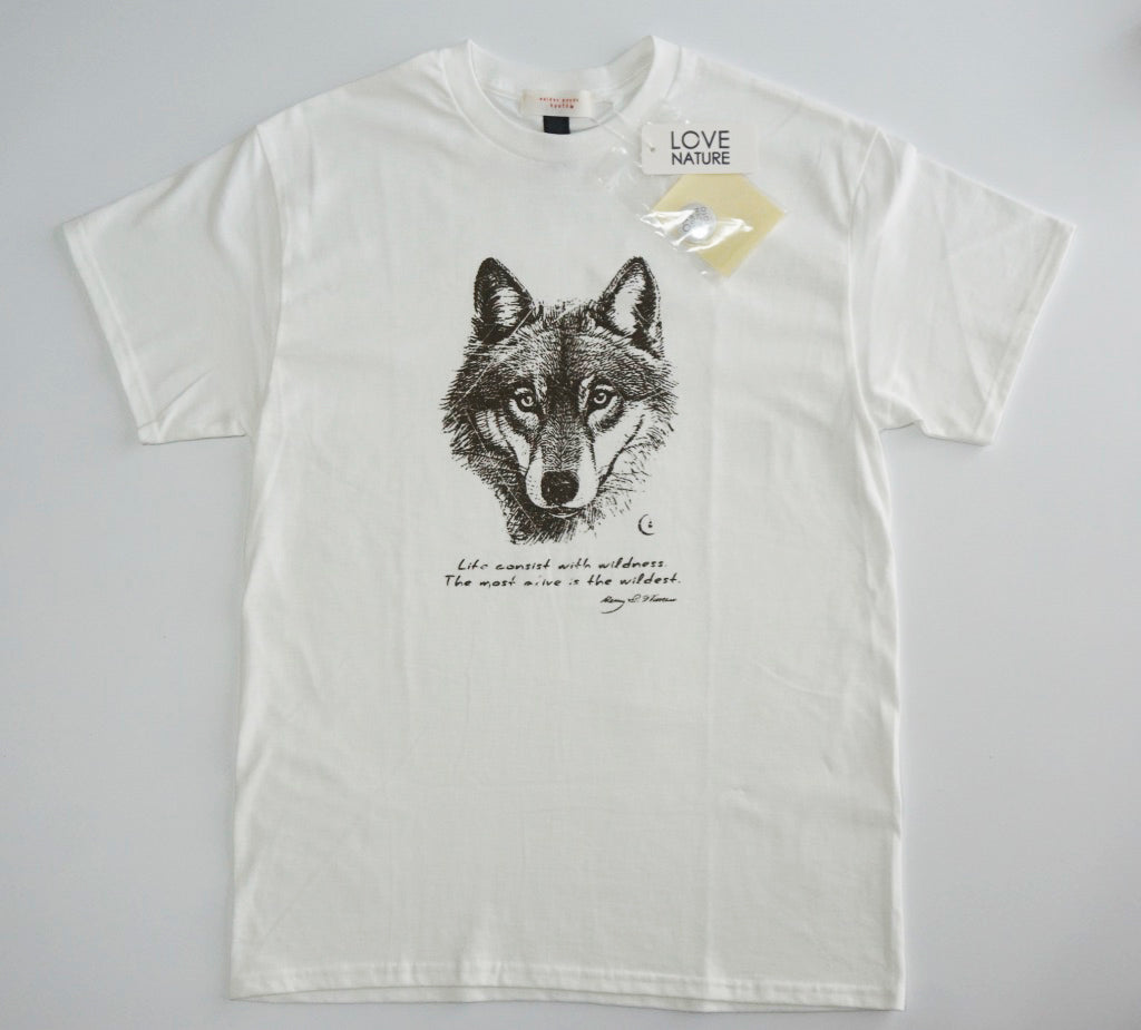 LOVE NATURE WOLF T-SHIRT