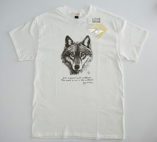 LOVE NATURE WOLF T-SHIRT