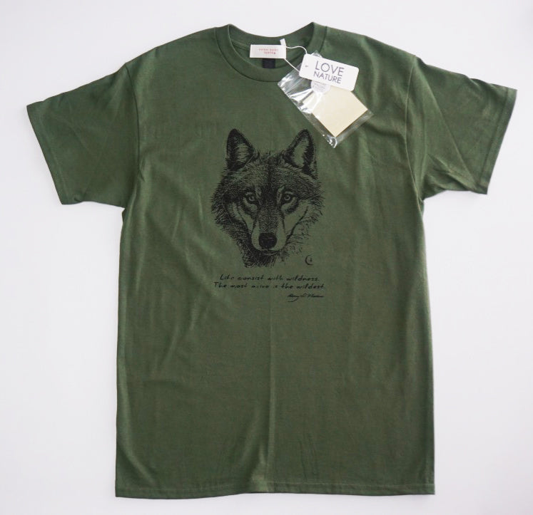 LOVE NATURE WOLF T-SHIRT