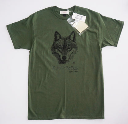 LOVE NATURE WOLF T-SHIRT